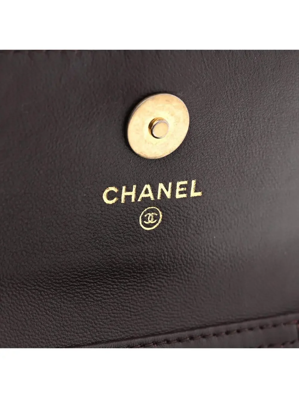 Chanel Lambskin Quilted Studded Cc #282442C18B